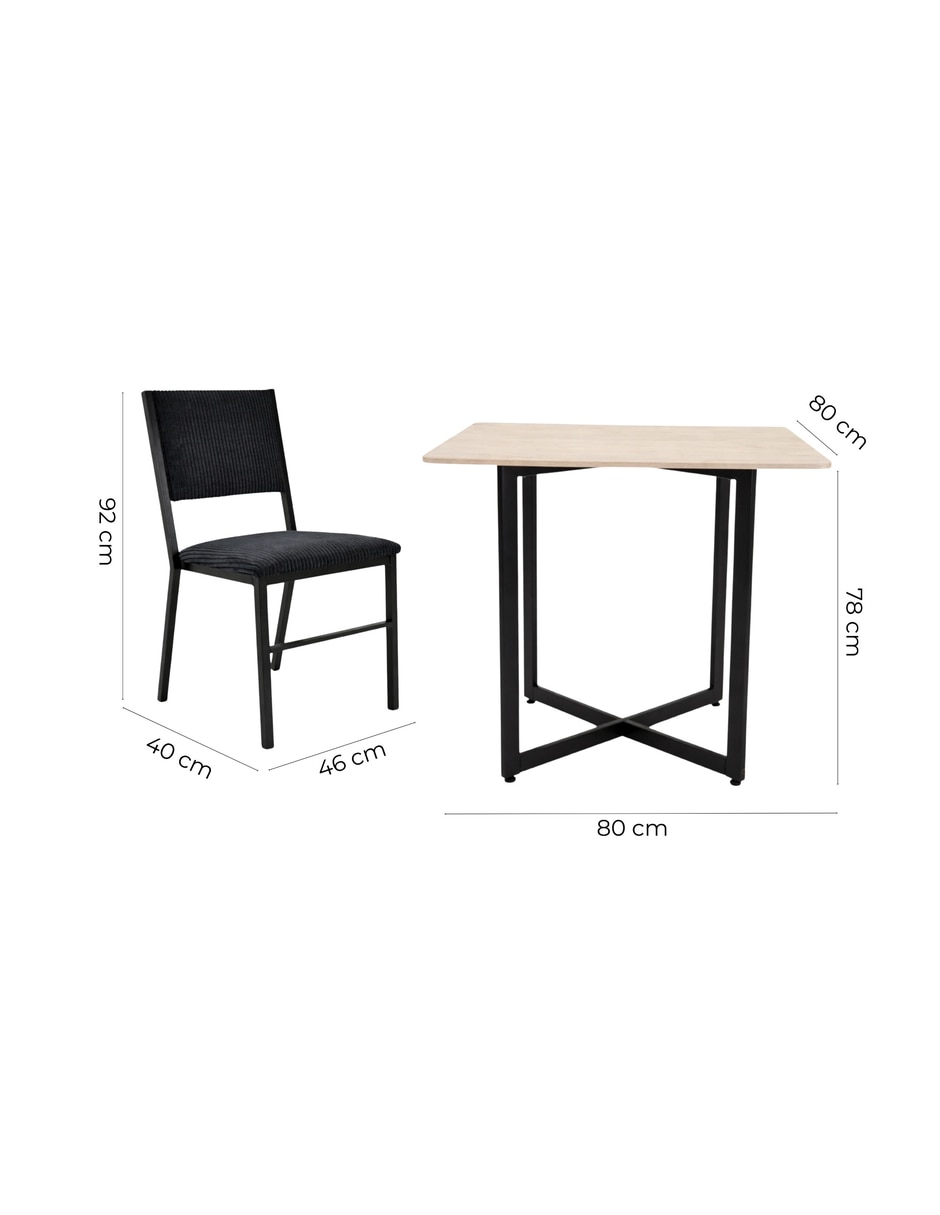 Comedor Luxen + Zovi para 4 personas 14