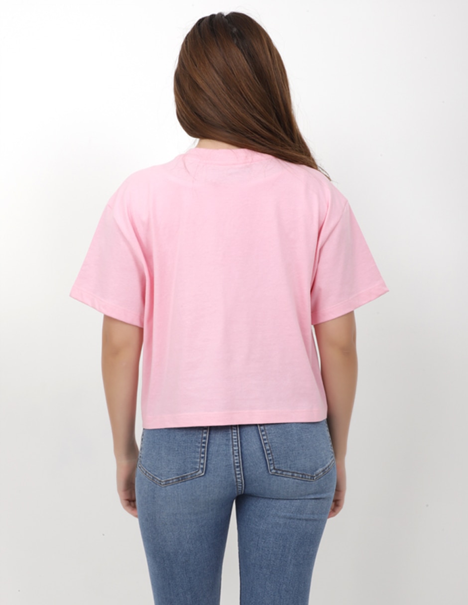 Playera manga corta Tessa cuello redondo para mujer 3